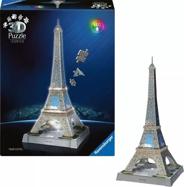 Puzzle 3D – Tour Eiffel illuminée 216 pièces
