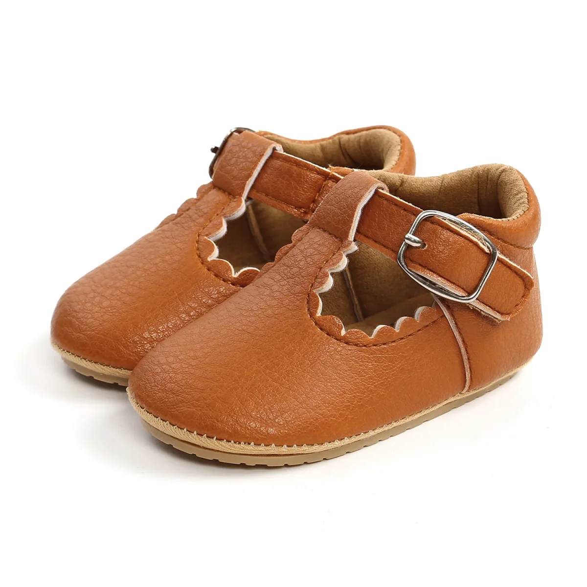 Chaussures en cuir pour nouveau-né – Image 9