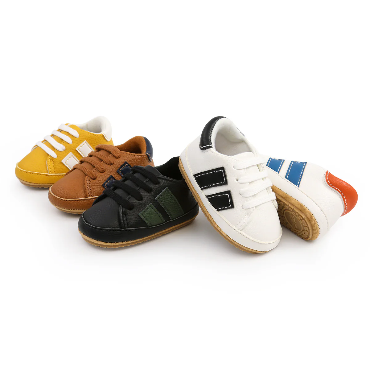 Chaussures en cuir pour nouveau-né – Image 2