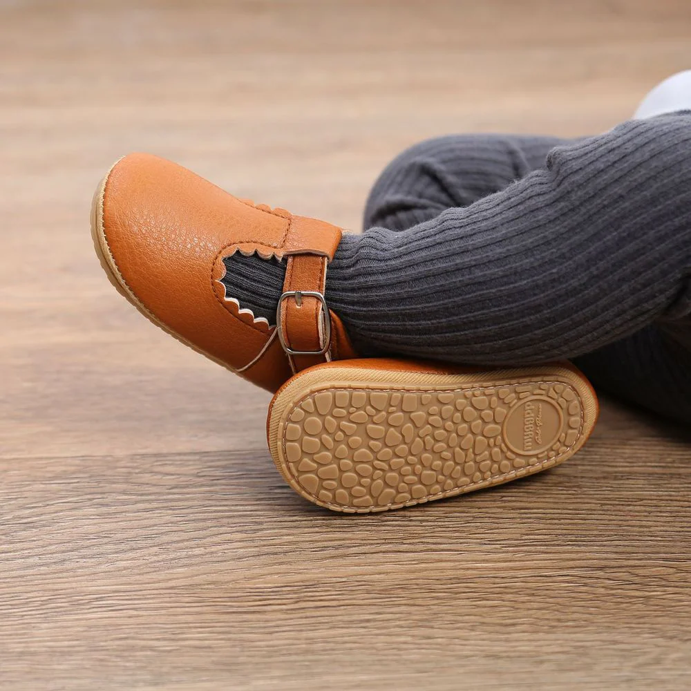 Chaussures en cuir pour nouveau-né – Image 3