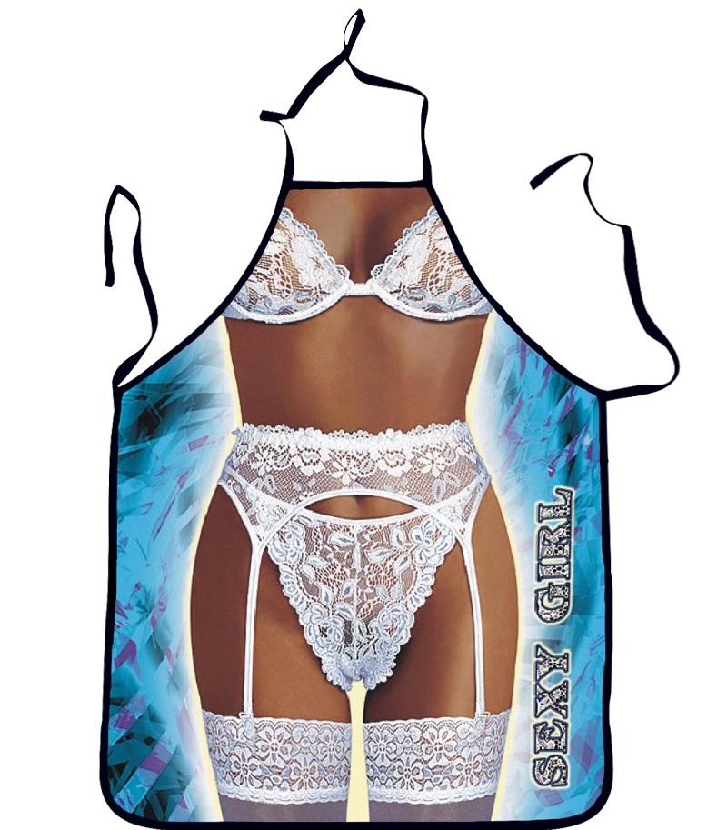 Tablier Humoristique Femme Porte Jartelle