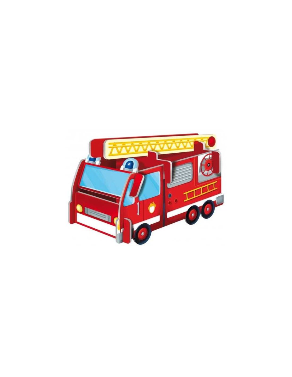 Les pompiers – Livre + puzzle 40 pcs + 4 figurines – Image 4