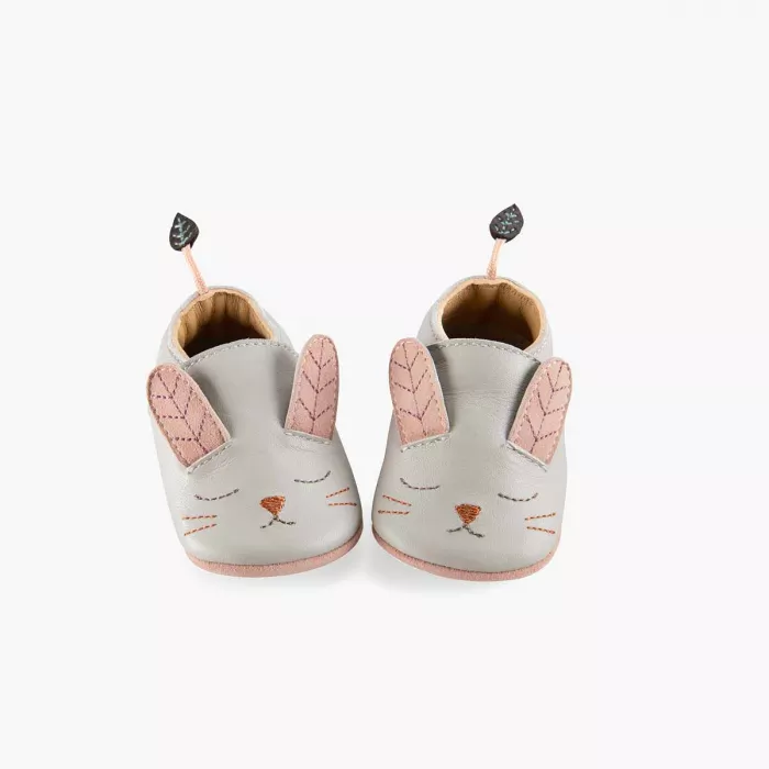 Chaussons en cuir Lapin – Après la pluie – Image 2