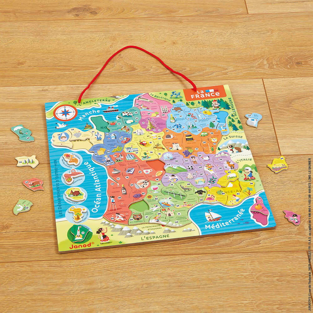 Puzzle Carte de France magnétique – Image 2